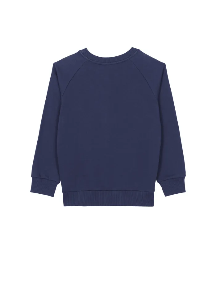 Balmain Girls 410 Years Kids Paris Sweatshirt Navy