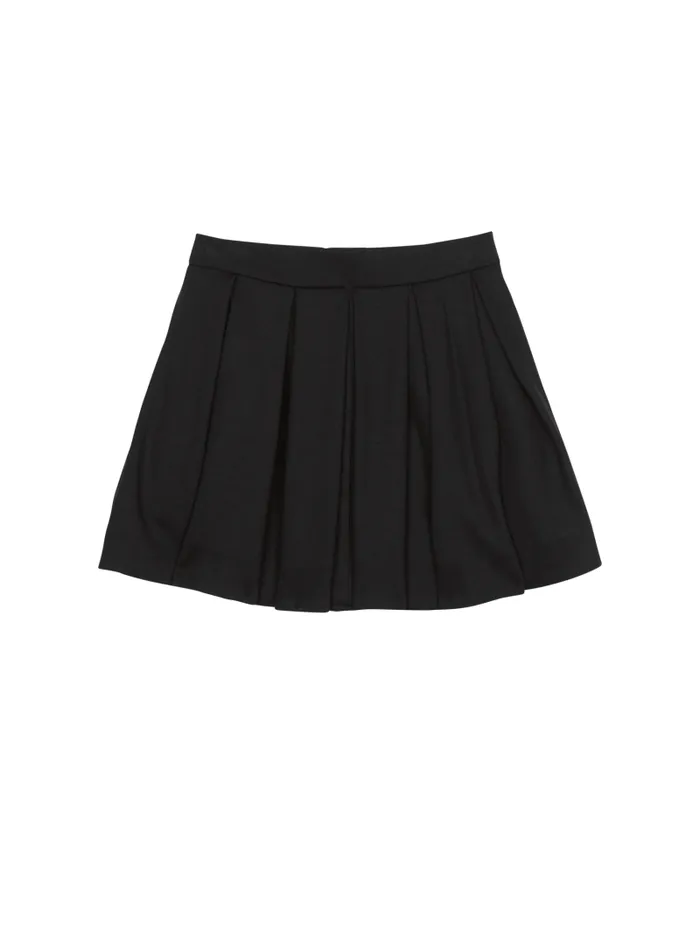 Balmain Girls 410 Years Kids Pleated Skater Skirt Black