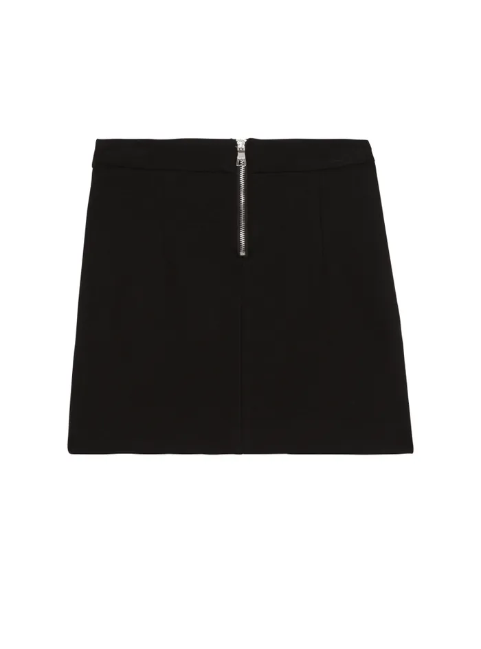 Balmain Girls 410 Years Kids Short Buttoned Skirt Black