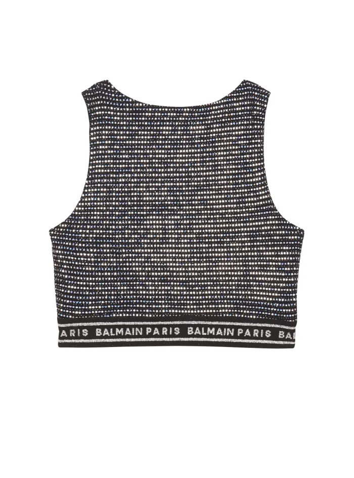 Balmain Girls 410 Years Kids Sports Bra Black