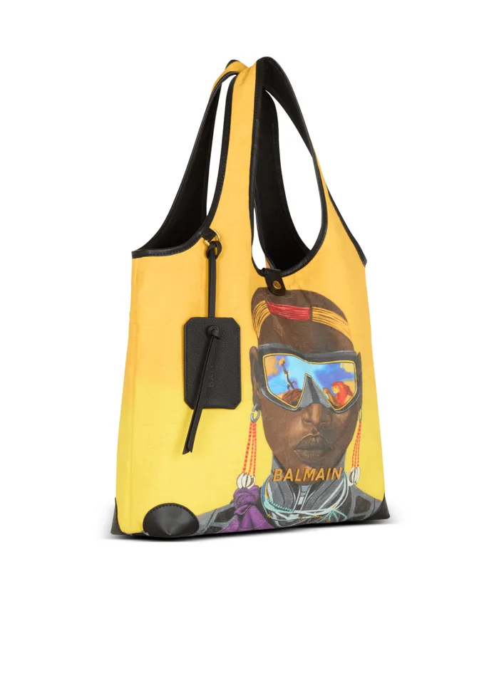 Balmain Grocery Bags Women Disney X The Lion King 8211 BArmy Grocery Bag With Nika Mtwana Print Multicolor Balmain Grocery Bags Women Disney X The Lion King 8211 BArmy Grocery Bag With Nika Mtwana Print Multicolor