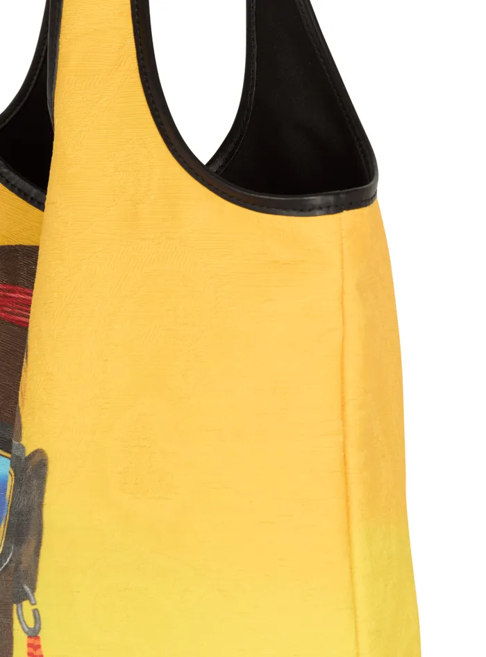 Balmain Grocery Bags Women Disney X The Lion King 8211 BArmy Grocery Bag With Nika Mtwana Print Multicolor