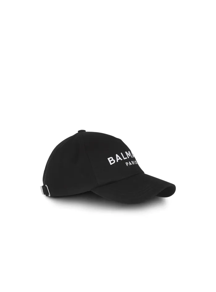 Balmain Hats And Caps Men Embroidered Paris Cap Black