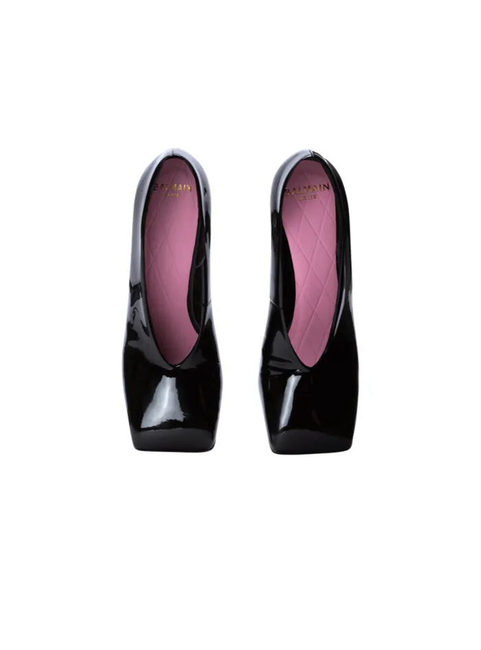 Balmain High Heels and Pumps Women Eden Patent Leather Pumps Black