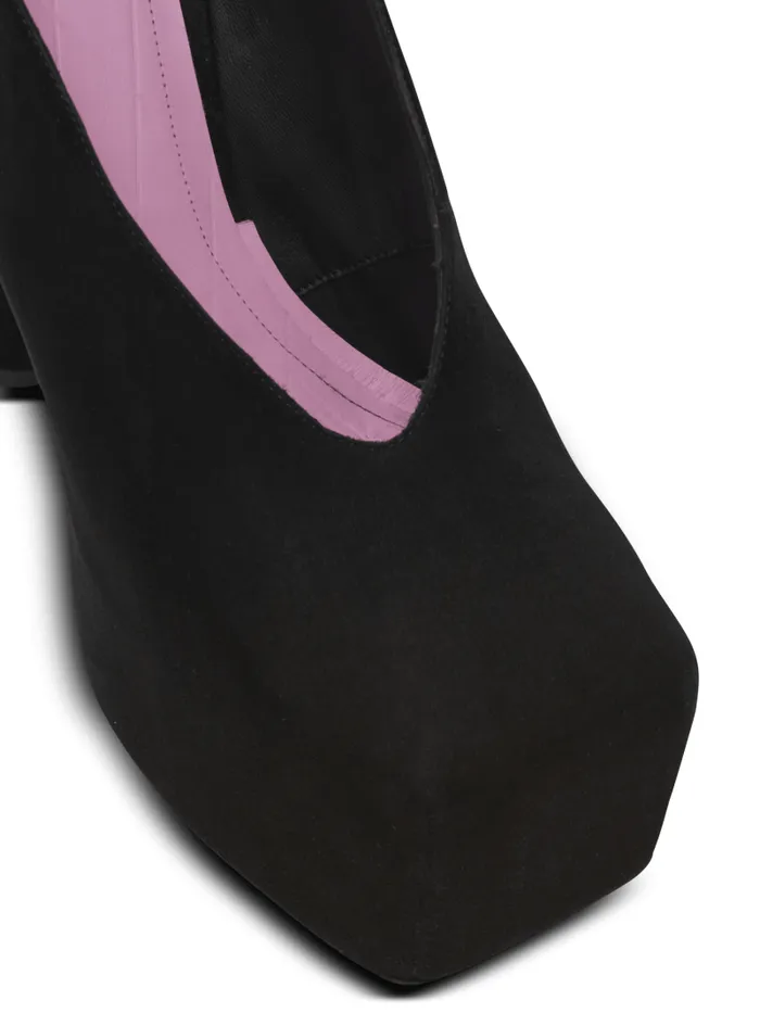 Balmain High Heels and Pumps Women Eden Platform Pumps In Suede Black