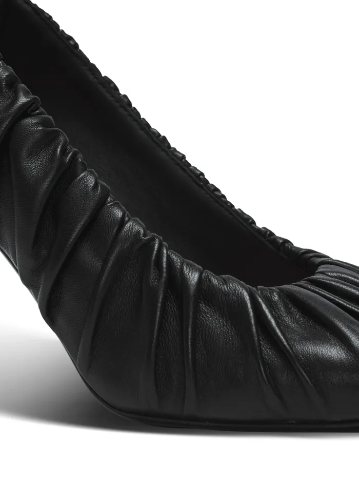 Balmain High Heels and Pumps Women Eden Pumps In Gathered Lambskin Black