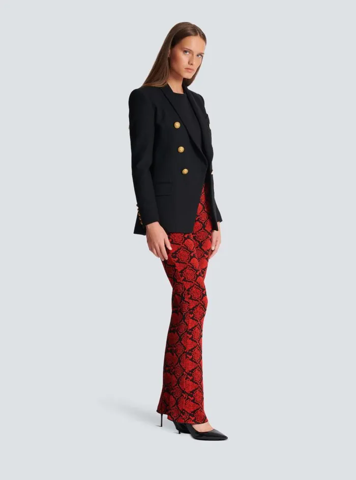 Balmain Jackets And Blazers Women 6button Wool Jacket Black