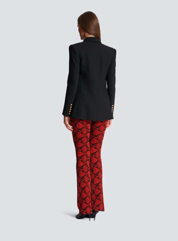 Balmain Jackets And Blazers Women 6button Wool Jacket Black