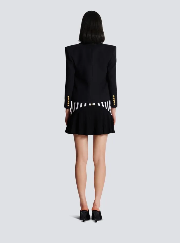 Balmain Jackets And Blazers Women Edgetoedge 6button Jacket Black