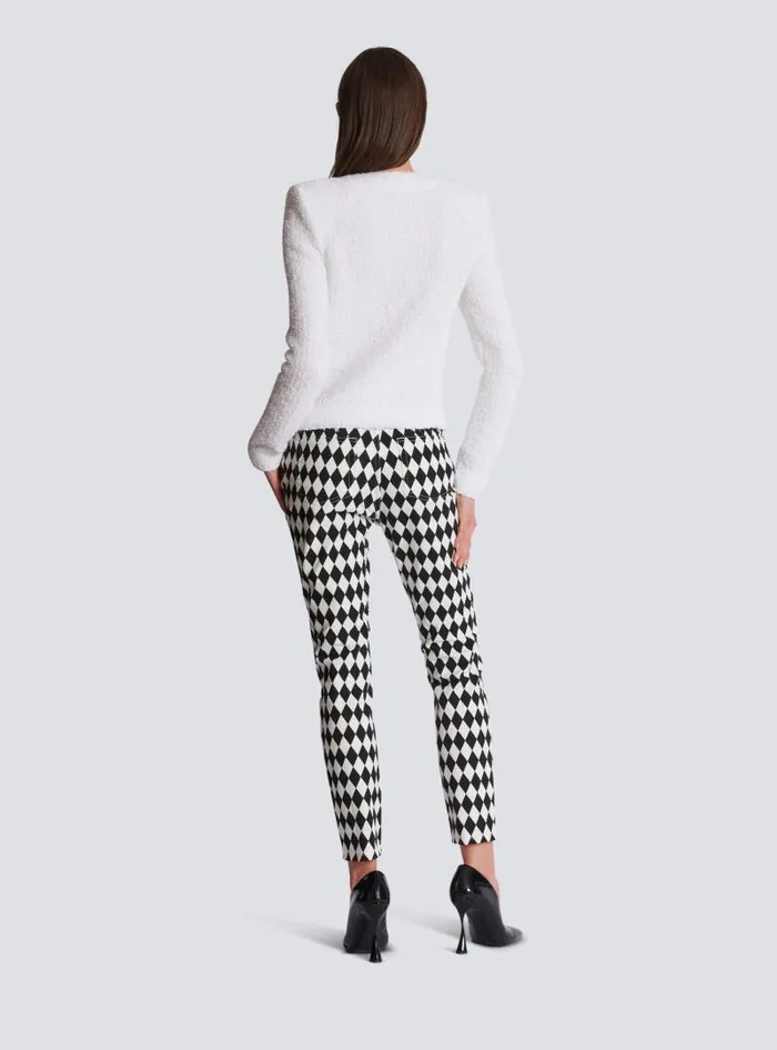 Balmain Jackets And Blazers Women Miami Tweed 4pocket Jacket White