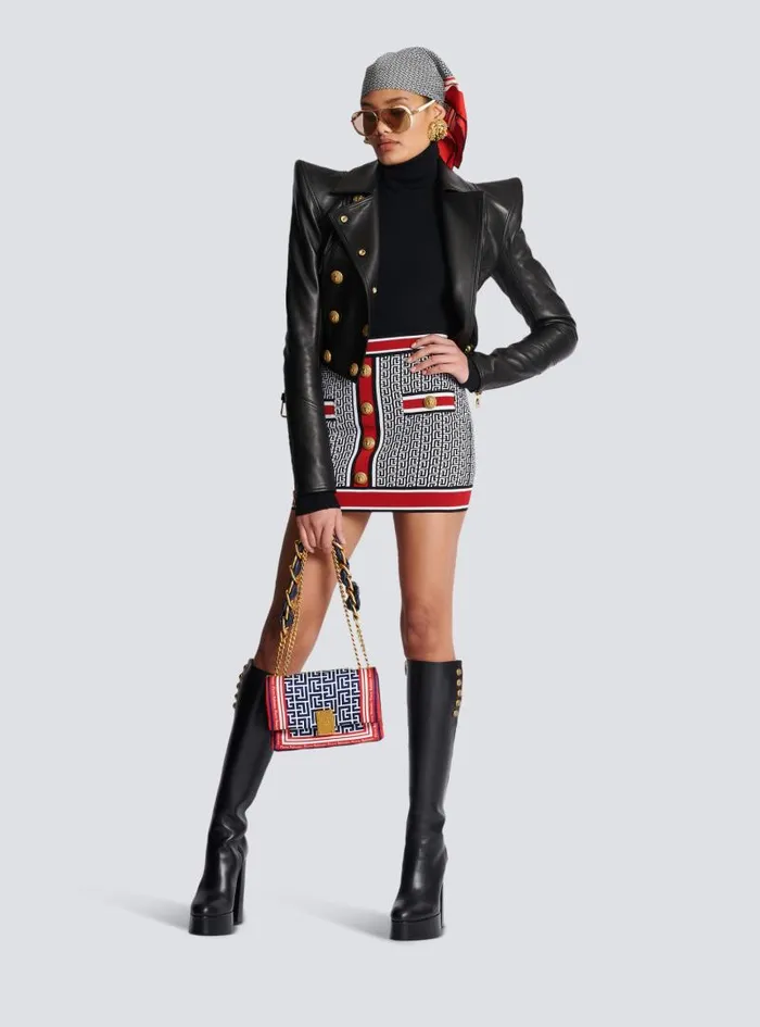 Balmain Knitwear Women Fine Knit Turtleneck Black