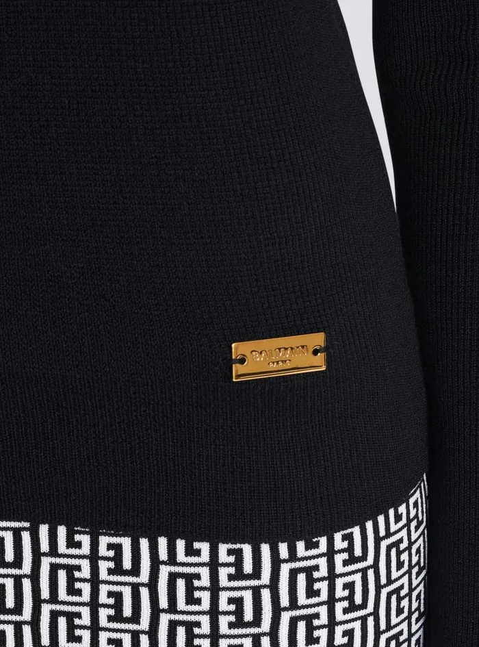 Balmain Knitwear Women Fine Knit Turtleneck Black