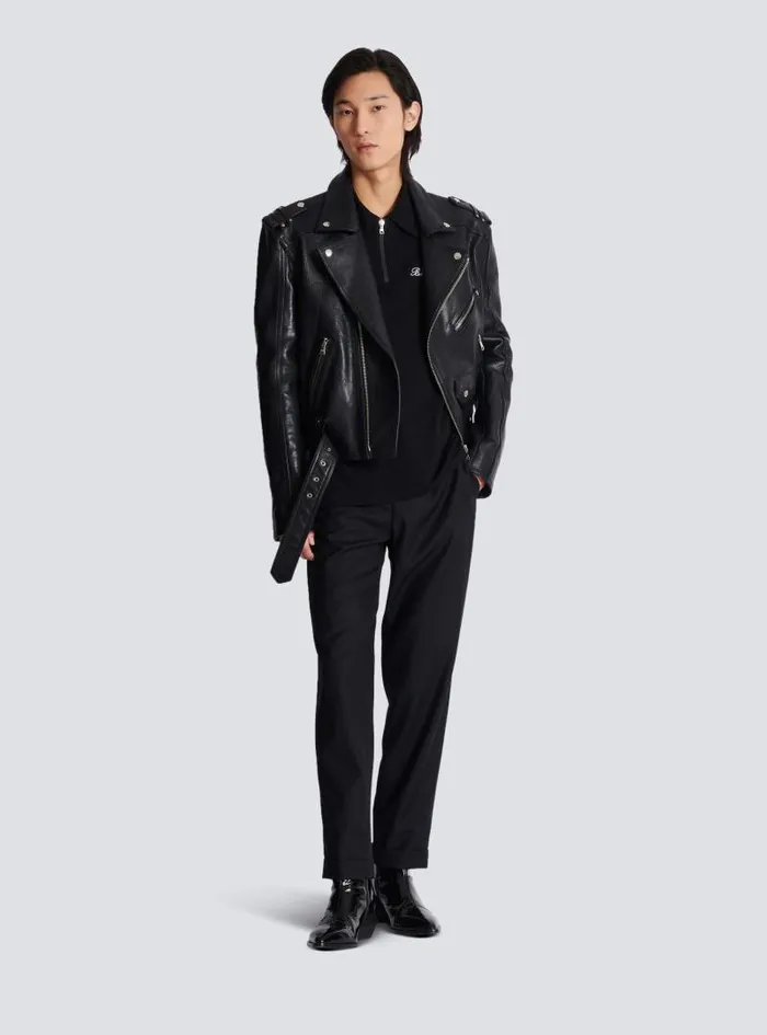 Balmain Shirts And Polos Men Shortsleeved Polo Shirt With Embroidery Black Balmain Shirts And Polos Men Shortsleeved Polo Shirt With Embroidery Black