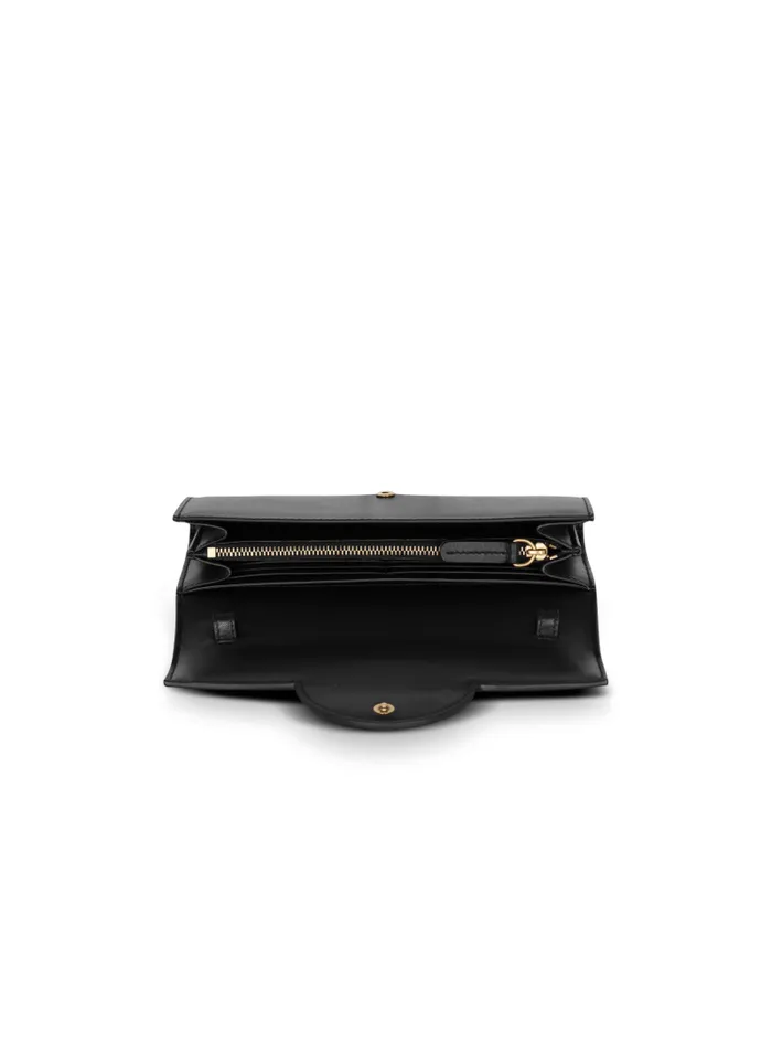 Balmain Small Leather Goods Women BBuzz Leather Wallet Black