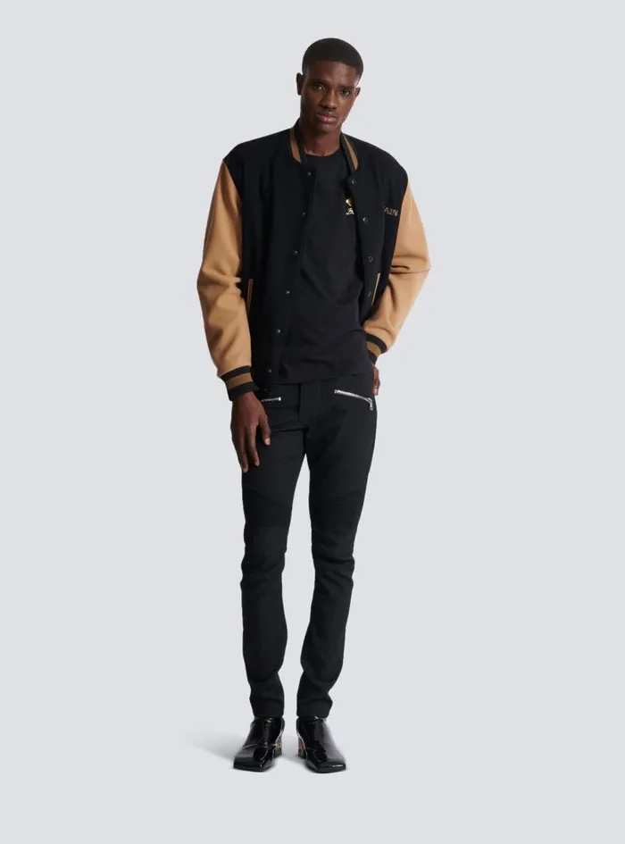Balmain Sportswear Men Tshirt With Kiss Print Black