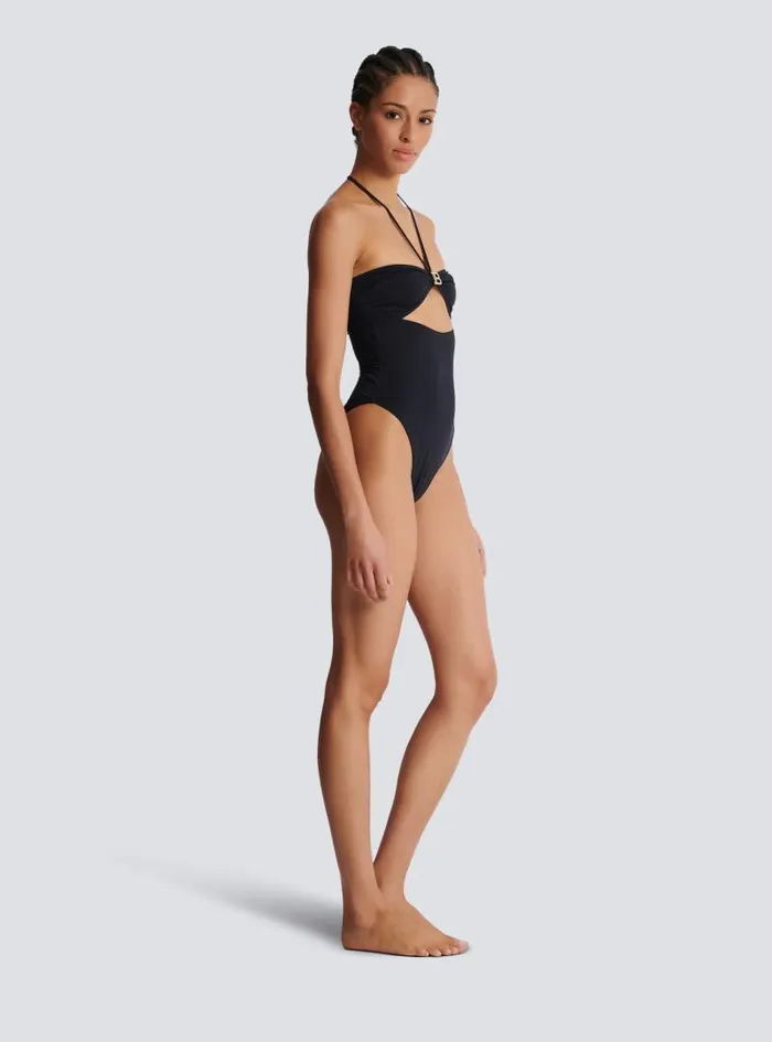 Balmain Swimwear Women Onepiece Swimsuit With Cutout Black
