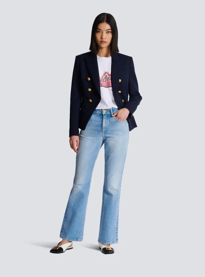 Balmain TShirts Women Flamingo Tshirt White
