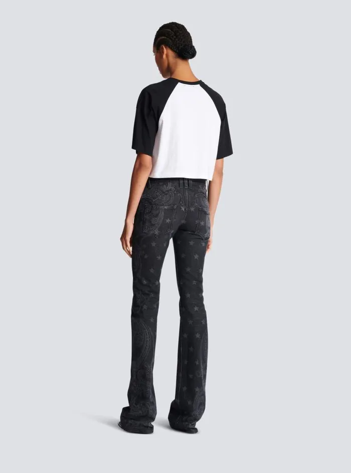 Balmain TShirts Women Paris Tshirt Black