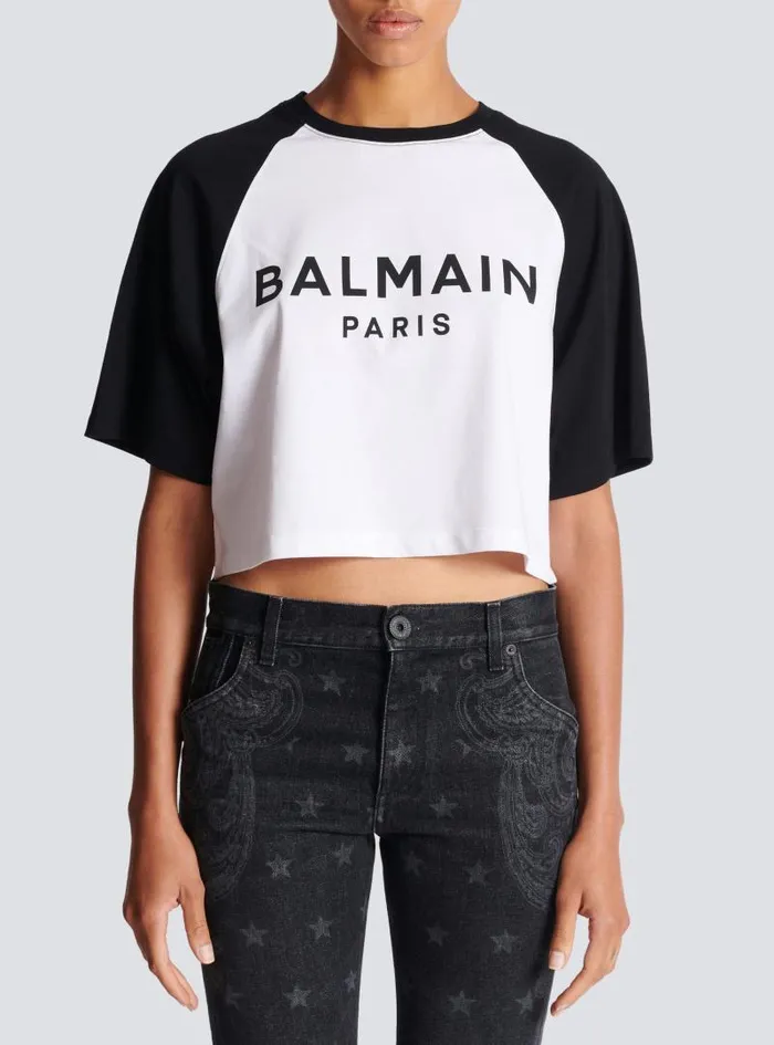 Balmain TShirts Women Paris Tshirt Black