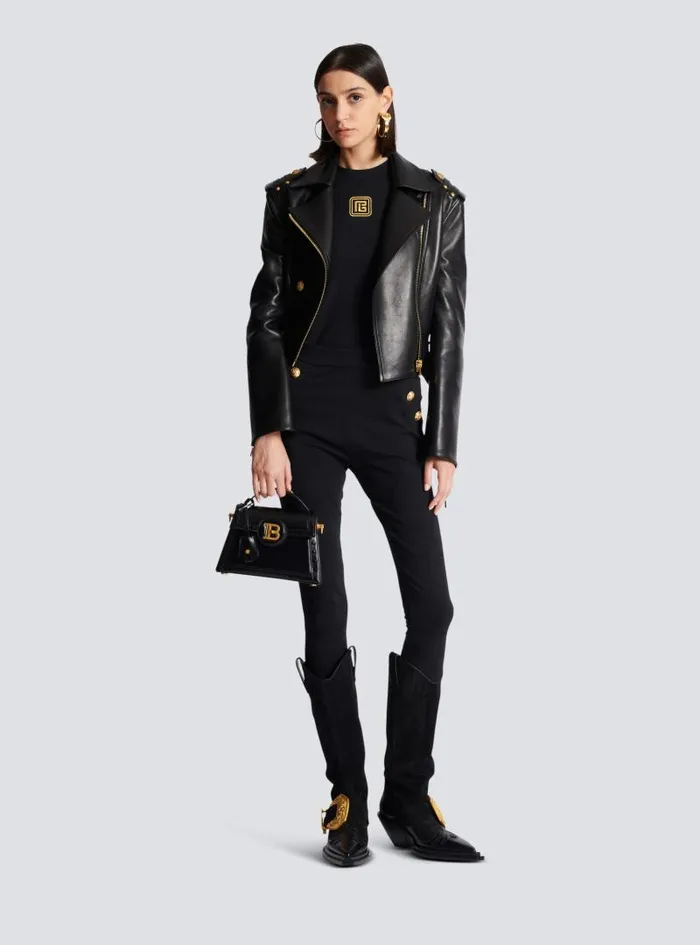 Balmain TShirts Women PB Embroidered Tank Top Black
