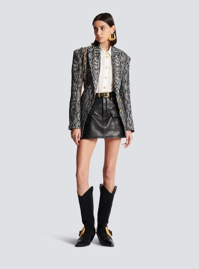 Balmain Tops And Shirts Women Crepe Shirt With Golden Buttons White