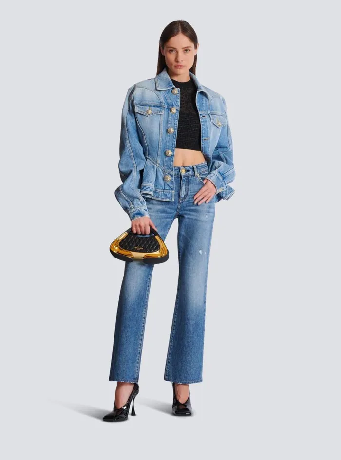 Balmain Tops And Shirts Women PB Labyrinth Knit Top Black