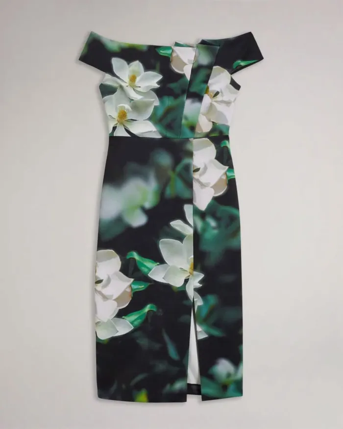 Bardot Bodycon Midi Dress Black Women Ted Baker Dresses