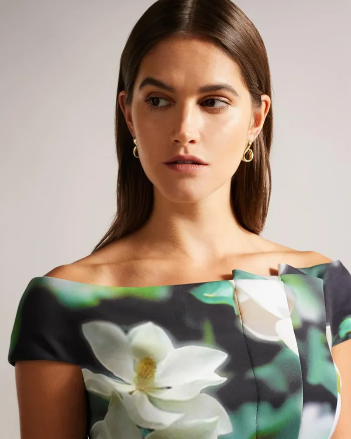 Bardot Bodycon Midi Dress Black Women Ted Baker Dresses Bardot Bodycon Midi Dress Black Women Ted Baker Dresses