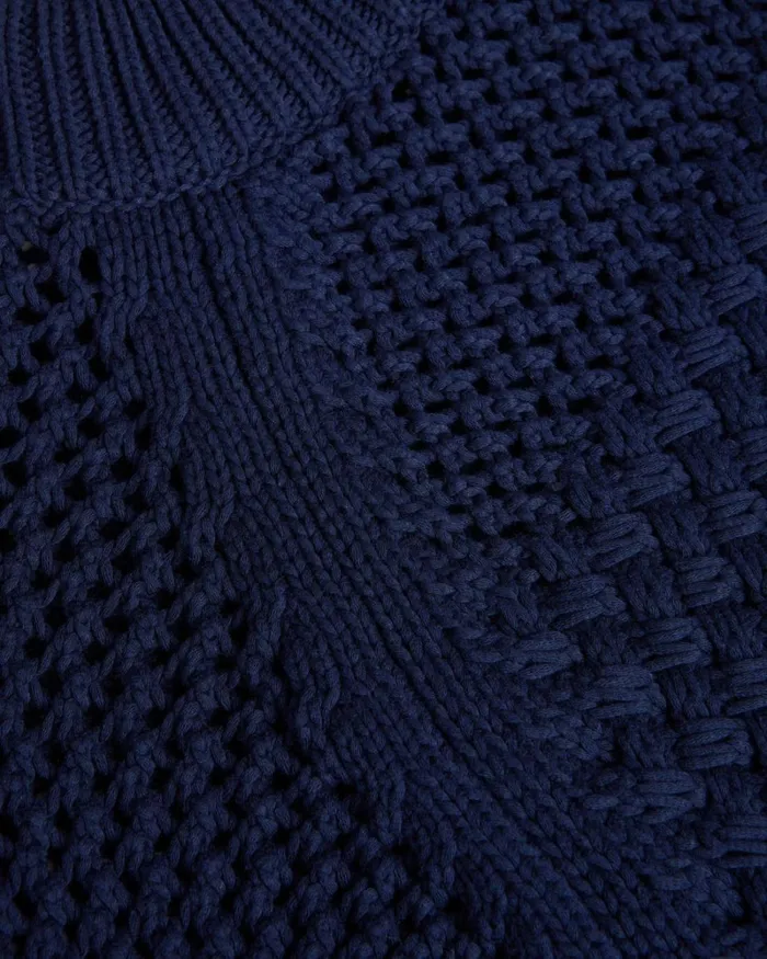 Basket Stitch Tank Top Dark Blue Women Ted Baker Clothing Basket Stitch Tank Top Dark Blue Women Ted Baker Clothing