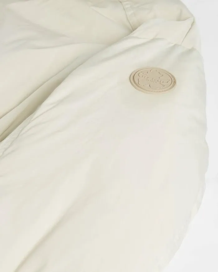 Belted Puffer Jacket White Women Ted Baker Coats and Jackets