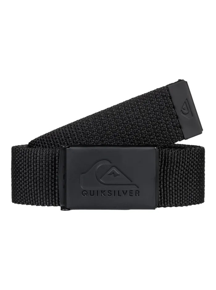 Belts Men Quiksilver Principal Schwack Webbing Belt Black