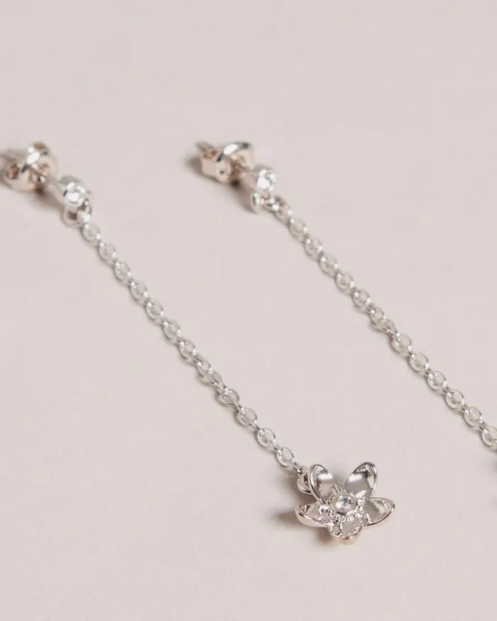 Blossom Drop Earrings Silver Color Women Ted Baker Jewelry