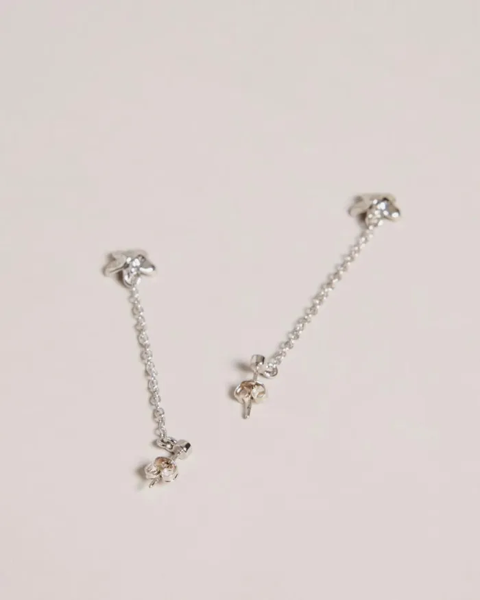 Blossom Drop Earrings Silver Color Women Ted Baker Jewelry