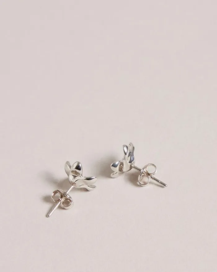 Blossom Stud Earrings Silver Color Women Ted Baker Jewelry