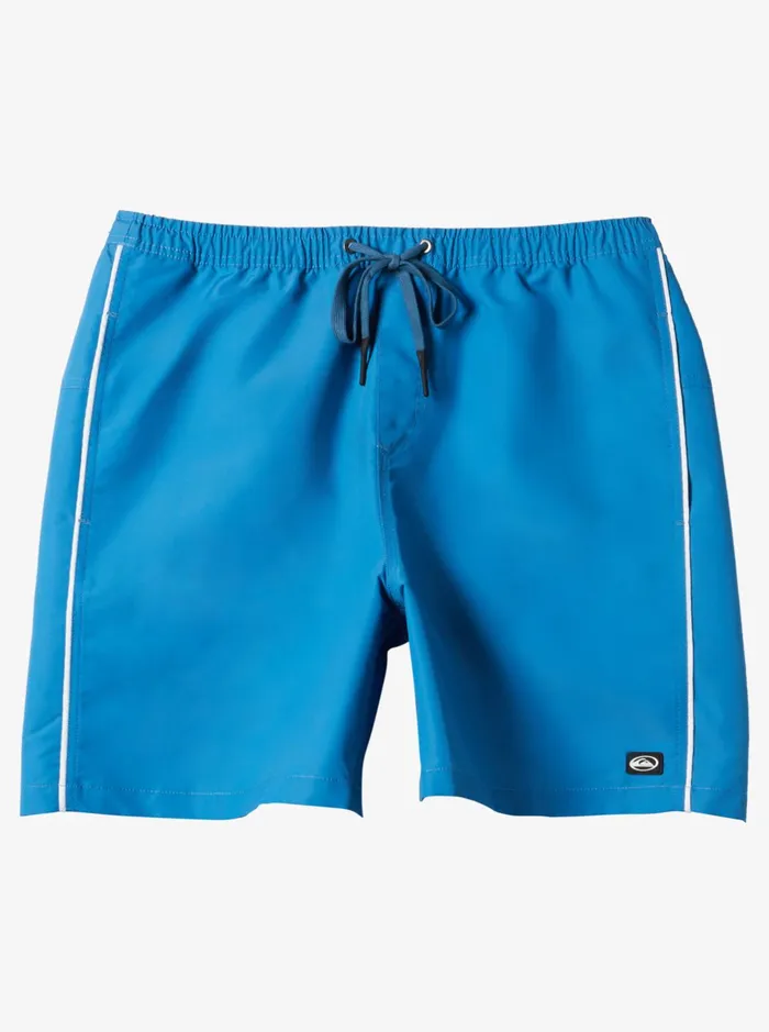 Boardshorts Men Quiksilver Flight Volley 18034 Elastic Waist Shorts Deep Water Boardshorts Men Quiksilver Flight Volley 18034 Elastic Waist Shorts Deep Water