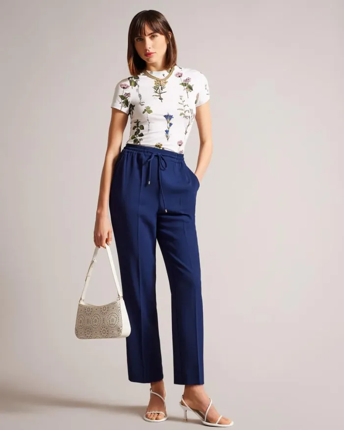 Botanical Bouquet Print TShirt White Women Ted Baker Clothing