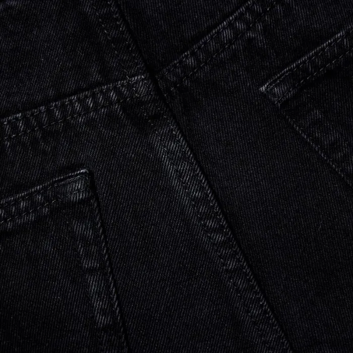 Bottoms Woman SelfPortrait Black Denim High Rise Short Bottoms Woman SelfPortrait Black Denim High Rise Short