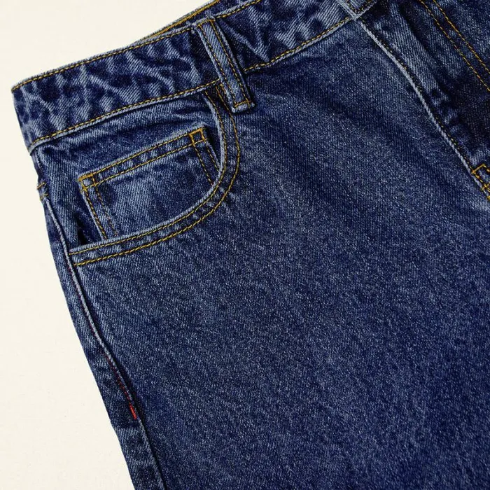 Bottoms Woman SelfPortrait Blue Denim Cargo Jeans Bottoms Woman SelfPortrait Blue Denim Cargo Jeans