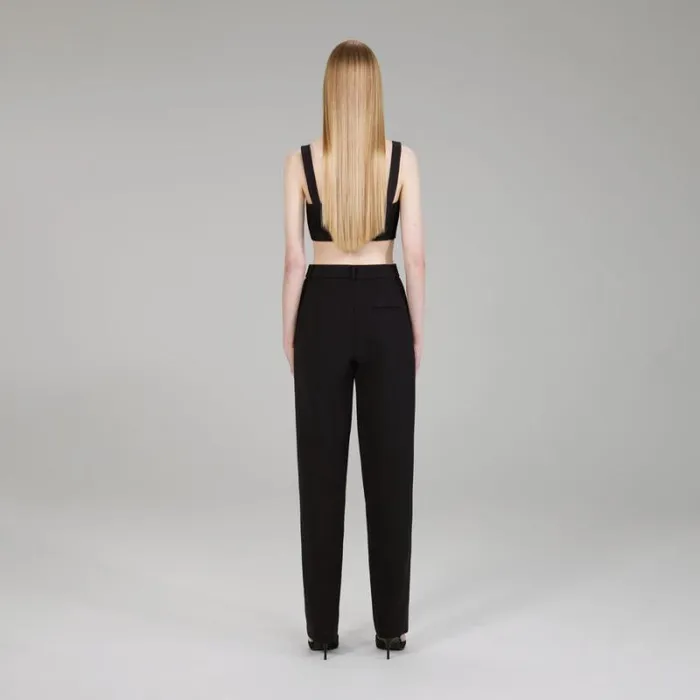 Bottoms Woman SelfPortrait Houndstooth Trousers Bottoms Woman SelfPortrait Houndstooth Trousers