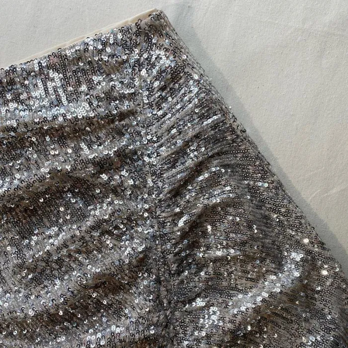 Bottoms Woman SelfPortrait Stretch Sequin Maxi Skirt Bottoms Woman SelfPortrait Stretch Sequin Maxi Skirt