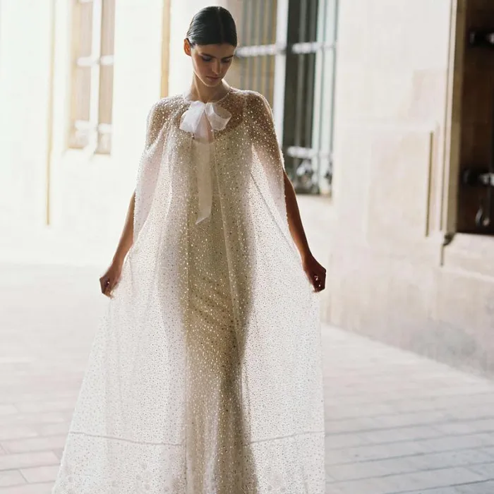 Bottoms Woman SelfPortrait White Beaded Sequin Maxi Skirt Bottoms Woman SelfPortrait White Beaded Sequin Maxi Skirt