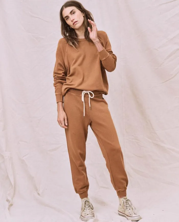 Bottoms Women039s The Great The Cropped Sweatpant Amber