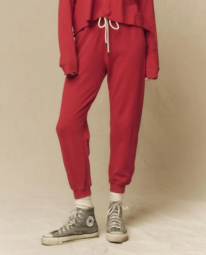Bottoms Women039s The Great The Cropped Sweatpant Gemstone