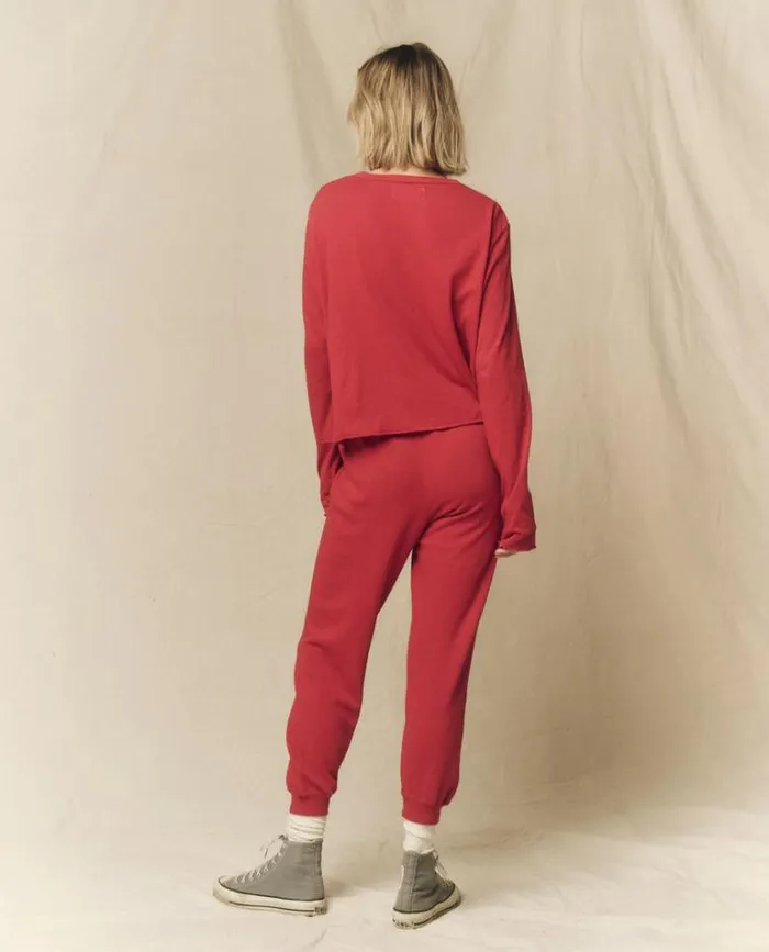 Bottoms Women039s The Great The Cropped Sweatpant Gemstone