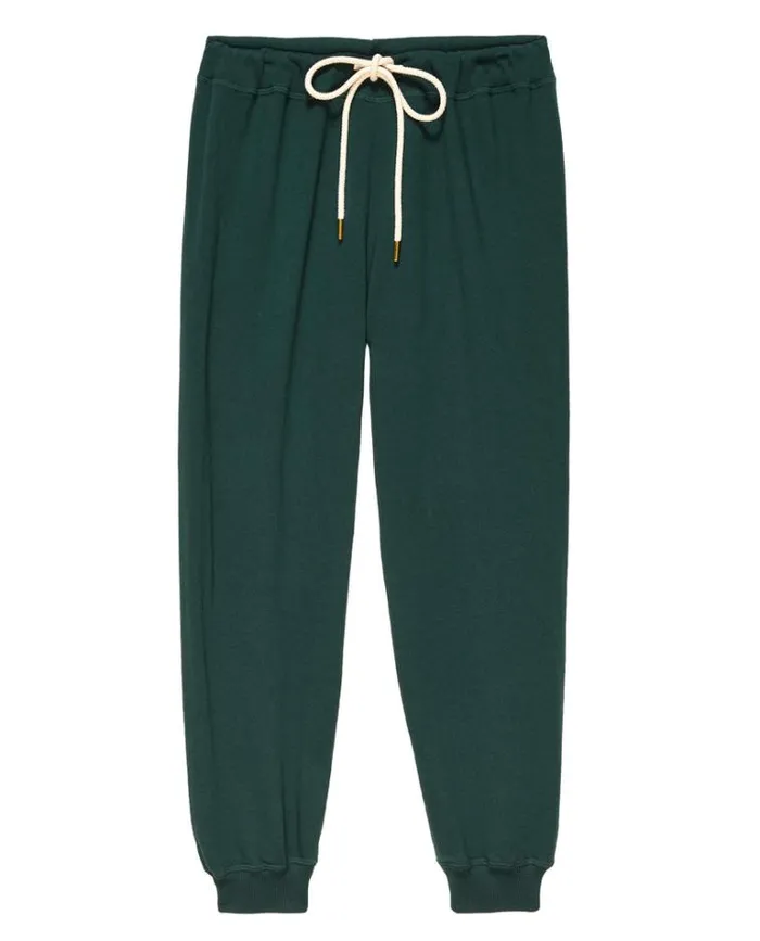Bottoms Women039s The Great The Cropped Sweatpant Green Grove