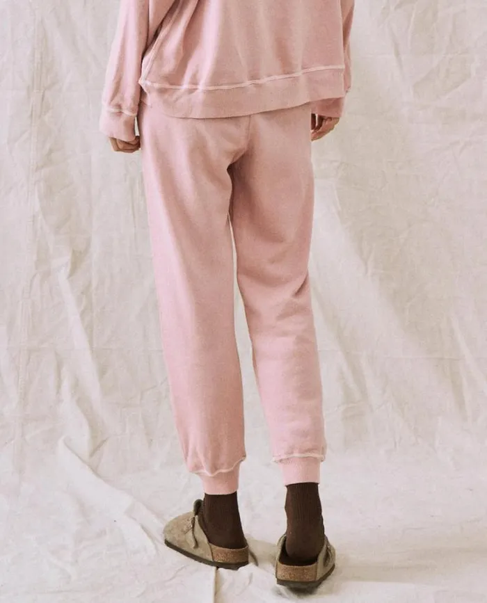 Bottoms Women039s The Great The Cropped Sweatpant Pale Blush