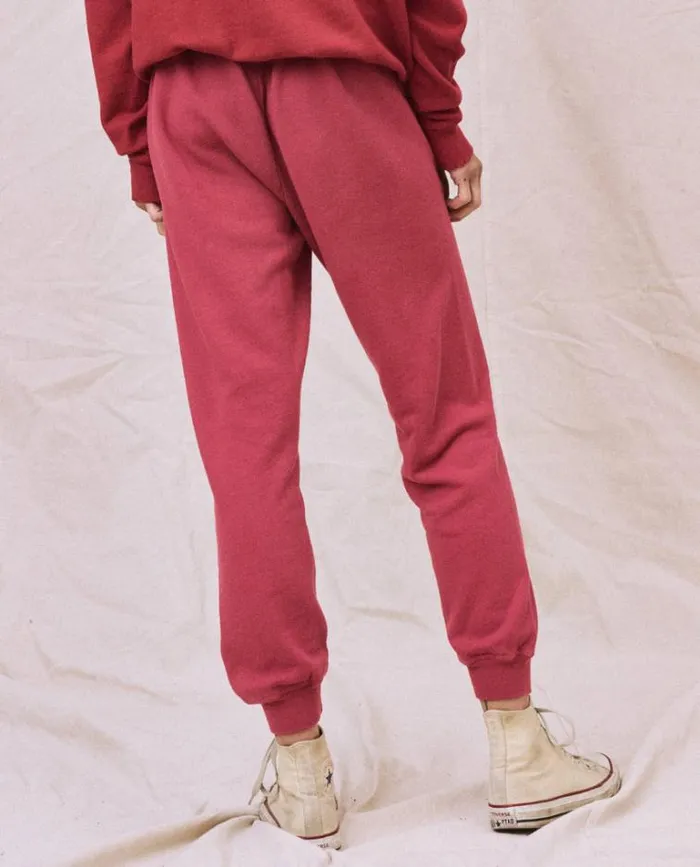 Bottoms Women039s The Great The Cropped Sweatpant Sweet Plum