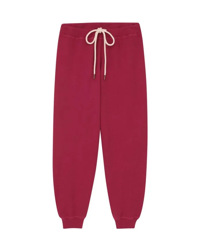 Bottoms Women039s The Great The Cropped Sweatpant Sweet Plum