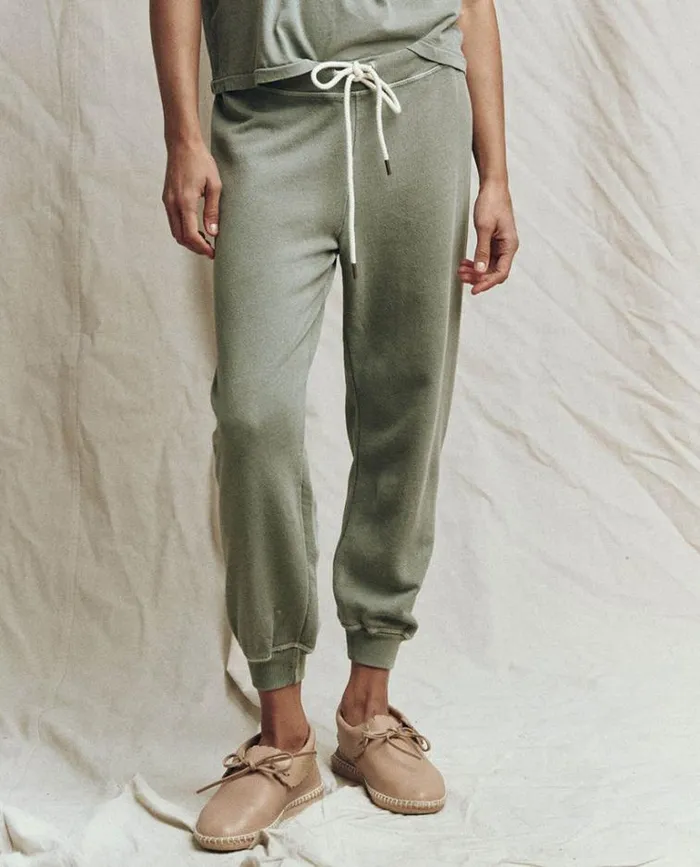 Bottoms Women039s The Great The Cropped Sweatpant Sweetgrass