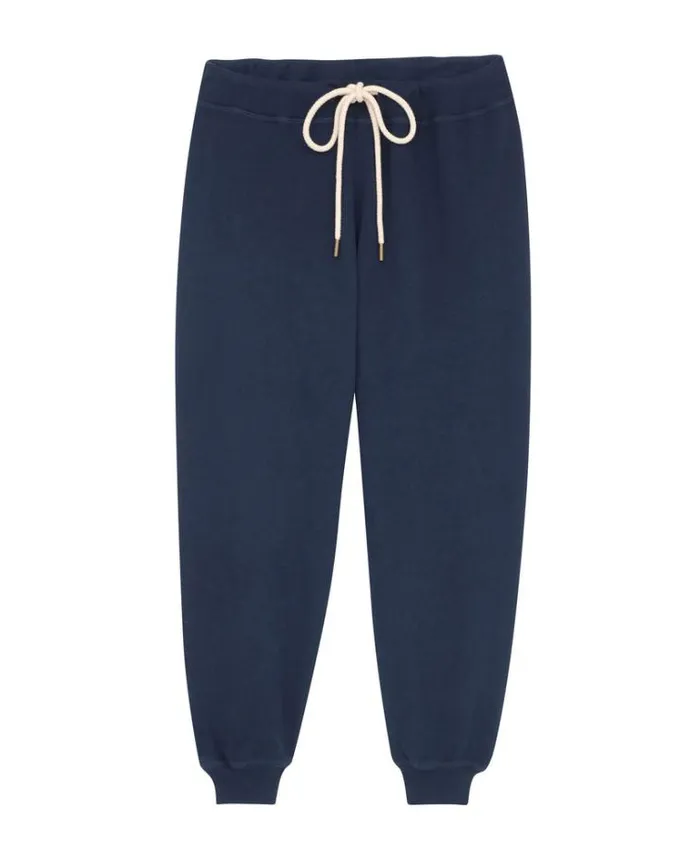 Bottoms Women039s The Great The Cropped Sweatpant True Navy